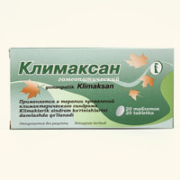 Klimaksan gomeopatik (Climaxan Homeopatici) gomeopatik tabletkalari № 20 (1 blister)