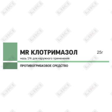 Mr Клотримазол мазь 1% по 25 г (туба)