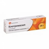 Klotrimazol  Glakso Smit Klein tashqi foydalanish uchun krem ​​1% x 20 g (naycha)