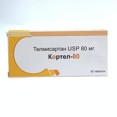 Kortel  tabletkalari 80 mg №30 (3 blister x 10 tabletka)