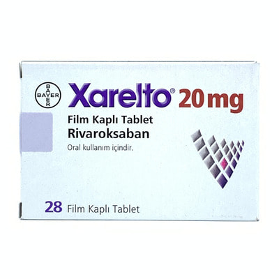 Ксарелто таблетки по 20 мг №28 (2 блистера x 14 таблеток)