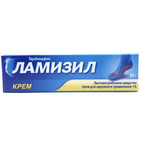 Lamisil tashqi foydalanish uchun krem ​​1% 15 g (naycha)