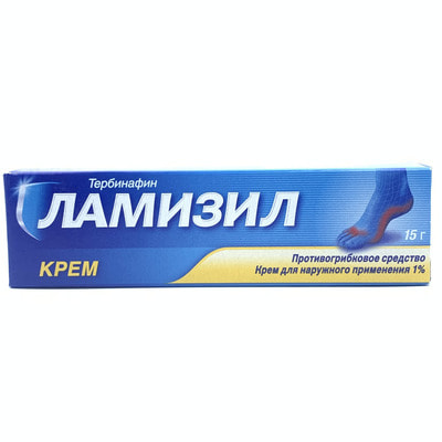 Lamisil tashqi foydalanish uchun krem ​​1% 15 g (naycha)