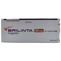 Брилинта таблетки по 90 мг №56 (4 блистера х 14 таблеток)