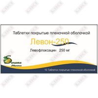Левон таблетки по 250 мг №10 (1 блистер)