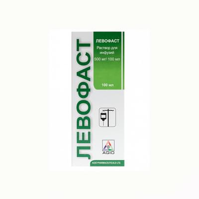 Levofast infuzion eritmasi 500 mg / 100 ml, 100 ml (flakon)