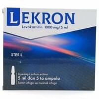 Lekron  in'ektsiya uchun eritma 1000 mg / 5 ml, 5 ml №5 (ampulalar)