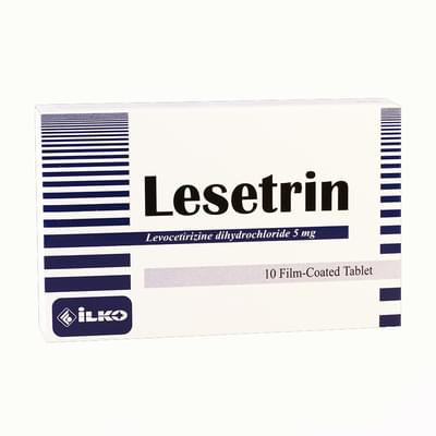 Lesetrin plyonka bilan qoplangan planshetlar 5 mg №10 (1 blister)