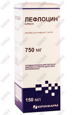 Leflotsin (Leflocinum) infuzion eritmasi 5 mg/ml 150 ml (shisha)