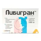 Купить Либигран таблетки по 100 мг №4 (1 блистер) Либигран таблетки по 100 мг №4 (1 блистер)