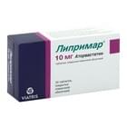 Liprimar plyonka bilan qoplangan planshetlar 10 mg №30 (3 blister х 10 tabletka)