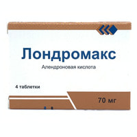 Londromaks (Londromax) tabletkalari 70 mg №4 (1 blister)