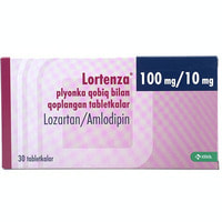 Lortenza  plyonka bilan qoplangan planshetlar 100 mg / 10 mg №30 (3 blister x 10 tabletka)