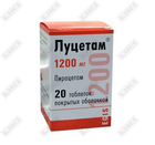 Луцетам таблетки по 1200 мг №20 (флакон)