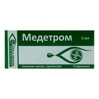 Medetrom ko'z tomchilari suspenziyasi 3 mg/ml +1 mg/ml 5 ml (flakon)