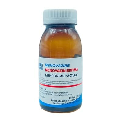 Menovazin (Menovasin) Radiks eritmasi 40 ml (shisha)