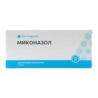 Mikonazol  vaginal suppozitorlari 100 mg №7 (1 blister)