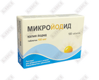 Микройодид таблетки по 100 мкг №100 (25 блистеров х 4 таблетки)