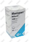 Milurit (Milurite) tabletkalari 100 mg №30 (flakon)