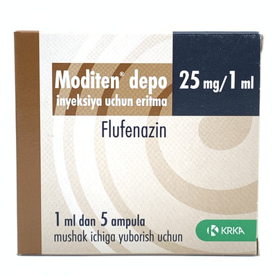 Moditen Depot  in'ektsiya uchun eritma 25 mg / 1 ml №5 (ampulalar)