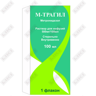 M-Tragil infuzion eritmasi 500 mg / 100 ml, 100 ml (flakon)