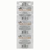 Mukaltin (Mucaltin) Vifitech planshetlari 50 mg №10 (blister)