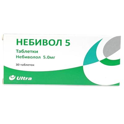 Nebivo tabletkalari 5 mg №30 (3 blister x 10 tabletka)