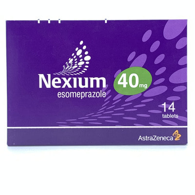 Neksium (Nexium) plyonka bilan qoplangan planshetlar 40 mg №14 (2 blister x 7 tabletka)