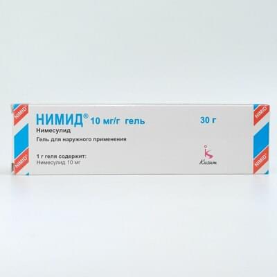 Nimid tashqi foydalanish uchun gel 10 mg/g x 30 g (naycha)