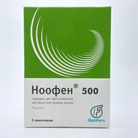Ноофен порошок д/внут. прим. по 500 мг №5 (саше)
