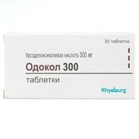 Одокол таблетки по 300 мг №30 (3 блистера x 10 таблеток)