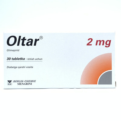 Олтар таблетки по 2 мг №30 (1 блистер)