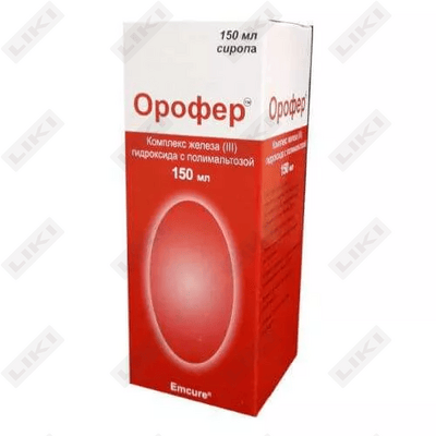 Orofer  siropi 150 ml (shisha)