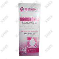 Ofloksim infuzion eritmasi 200 mg / 100 ml, 100 ml (flakon)
