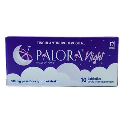 Palora Ultra  qoplangan tabletkalar 200 mg №10 (1 blister)
