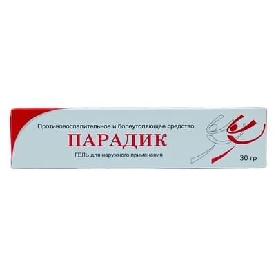 Paradik (Paradik) tashqi foydalanish uchun gel 30 g (naycha)