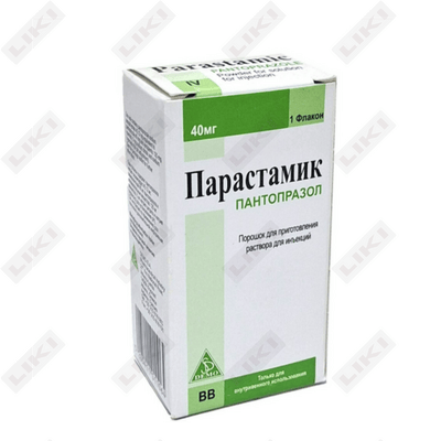Парастамик порошок д/ин. по 40 мг (флакон)