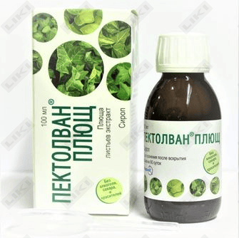 Pektolvan Plyush siropi 100 ml (shisha)