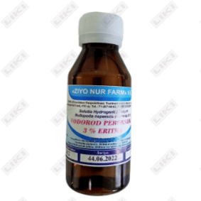 Vodorod periks (Hydrogenii peroxydi) Lafz eritmasi 3%, 100 ml (flakon)