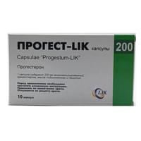 Прогест-Lik капсулы по 200 мг №10 (1 блистер)