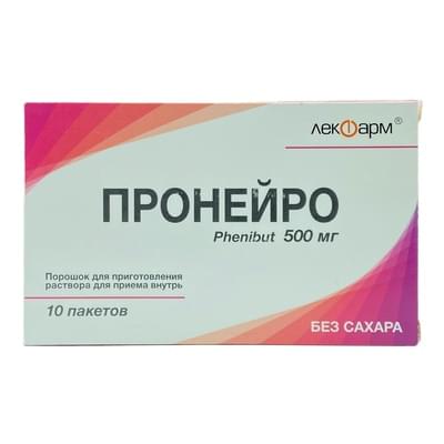 Proneyro  og'iz orqali yuborish uchun kukun 500 mg №10 (paketlar)