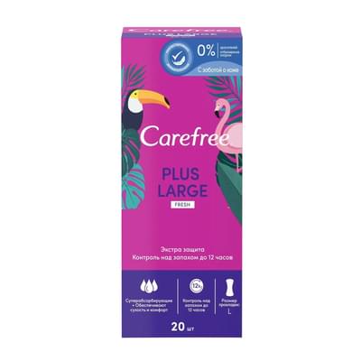 Прокладки ежедневные Carefree Plus Large Fresh 20 шт.