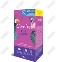 Kundalik prokladkalari  Carefree Plus (Kefri Plus) Katta 36 dona.