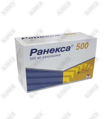 Raneksa 500 mg kengaytirilgan chiqarilish tabletkalari №60 (3 blister х 20 tabletka)