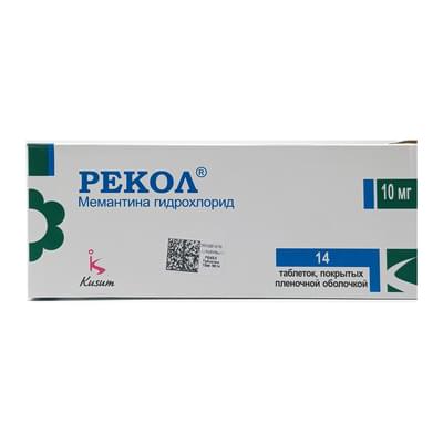 Rekol  plyonka bilan qoplangan planshetlar 10 mg №14 (1 blister)