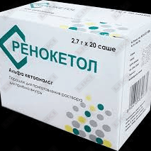 Renoketol og'iz orqali yuborish uchun eritma tayyorlash uchun kukun, 2,7 g № 20 (paket)