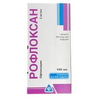 Rofloksan  infuzion eritmasi 2 mg/ml 100 ml (flakon)