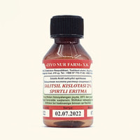 Salitsil kislotasi (Acidum salicylici) Ziyo Nur Farm spirtli eritmasi 2%, 20 ml (shisha)
