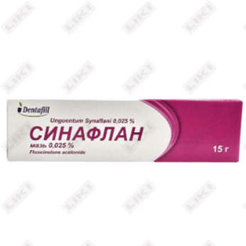 Sinaflan Dentafill Plus malhami 0,025% har biri 15 g (naycha)
