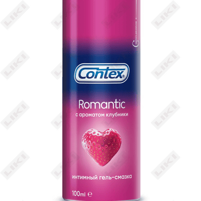 Интимный гель-смазка Contex Romantic с ароматим клубники 100 мл